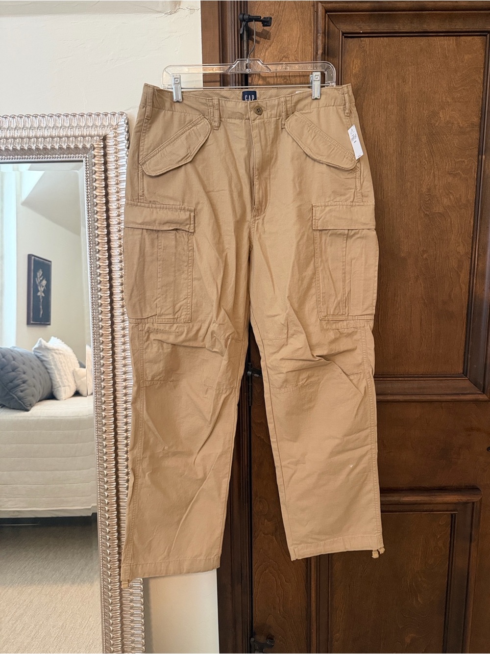 Men's Cargo Pants in Khaki - Casual Utility Style